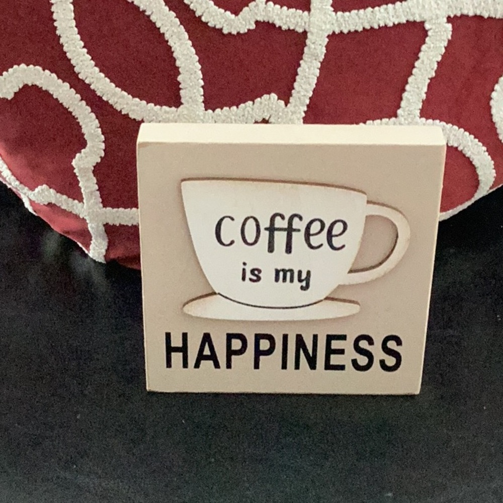 rustic look coffee sign